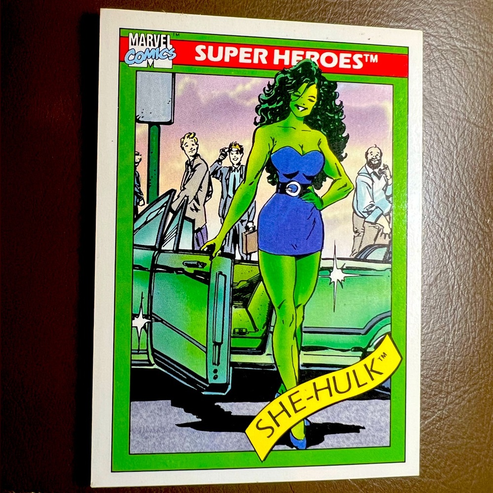 KEY SHE-HULK #39-1990 MARVEL COMIC TRADING CARD IMPEL SERIES 1